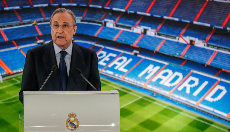 Florentino Perez European Super League Chairman