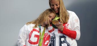 Olympic gold medal winner Hannah Mills