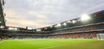Switzerland play at St Jakob Park Stadium