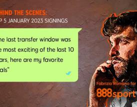 Fabrizio Romano favourite January transfers