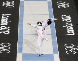 Fencing one of events in Modern Pentathlon