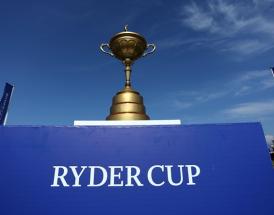 The Ryder Cup trophy